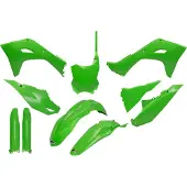 Ufo Kawasaki Kxf 450 2024-2024 Kakit231f-999 Fork Protectors &amp; Plastsett