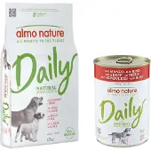 Almo nature Daily all Breeds okse & ris - Sparpakke: 2 x 12 kg