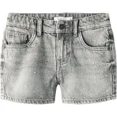 Name it Shorts - NkfRose - Light Grey Denim - - 7 år (122) - Shorts