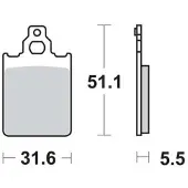 TRW Mcb651 Bremseklosser