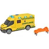 Dickie Toys Ambulance - Iveco - Lys/Lyd - - OneSize - Bil