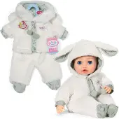 Baby Born Dukkeklær - Fleecesett m. Lam - 43 cm - - OneSize - Dukkeklær