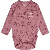 Hummel Body I/e - hmlElvira - Rosa - - 1 år (80) - Langermet Body