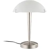 LINDBY Vakker bordlampe Viola, nikkel matt
