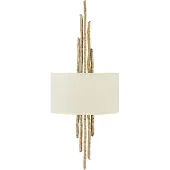 HINKLEY Vegglampe Spyre, hvit/krem-gull