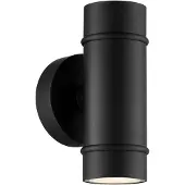 Nordlux Utendørs vegglampe Artilus, svart, aluminium, IP54, opp/ned
