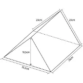 Softee Mini Triangle 25x25x25cm Polstret Figur