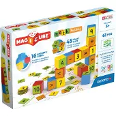 Geomag MagiCube Math Building Recycled Clips, 3 år