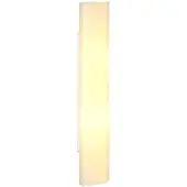 LINDBY vegglampe Ophelia, høyde 39 cm, hvit, glass