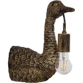 LINDBY vegglampe Nirvathia, bukett, messingfarget, metall