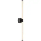 Maytoni LED-vegglampe Axis, svart, lengde 63 cm aluminium/akryl