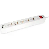 Equip 245554 5 Plugger Skjøteledning 1.5 M