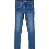 Name it Jeans - NkmSilas - Noos - Medium+ Blue Denim - - 10 år (140) - Jeans