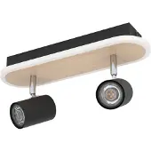 Eglo RIMBOCCHI spotskinne L340 12 W 1500 lm tre/svart