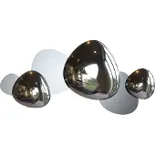 Maytoni Jack-stone LED-vegglampe, 79 cm, nikkel