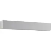 LINDBY vegglampe Santino, 51 cm, gips, G9, lakkerbar