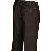 Brühl Jeans med strikk i livet - koksgrå/svart