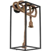 LUCANDE Vlados vegglampe, bur, 54 cm