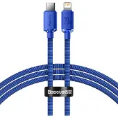 Baseus Crystal Shine USB-C / Lightning Kabel CAJY000203 - 1.2m - Blå