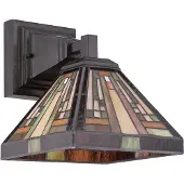 QUOIZEL Vegglampe Stephen i Tiffany-stil