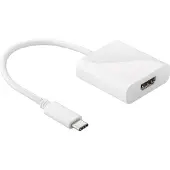 Goobay USB 3.1 C - HDMI - White - 0.2m