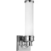 FEISS Vegglampe Payne, krom, høyde 36 cm, IP44