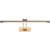 LUCANDE LED-bildelampe Dimitrij, nikkel, metall, 54 cm