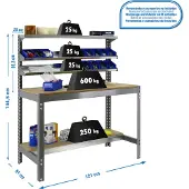 Simon Rack Simonwork (bancos De Trabajo) Bt1 Arbeidsbenk 1445x1210x610 Mm