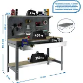 Simonwork (bancos De Trabajo) Bt3 Box Metallhylle 1445x910x610 Mm