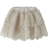 Lil´ Atelier Lil' Atelier Skjørt - Tyll - NmfFauna - Pimpstein Stone - - 7 år (122) - Skjørt