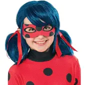 Miraculous Kostymer - Miraculous Ladybug Paryk - - OneSize - Kostymer