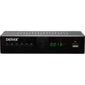 Denver DVBS-206HD satellittmottaker / DVB-S2-dekoder med HDMI, SCART, LAN og USB-opptak