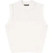 Armani Exchange for woman. XW001906AF21574U1003 Fine Knit Top white (L), Casual, Cotton