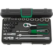 Stahlwille Quickrelease 1/4´´ Skrallesett 29 Stykker