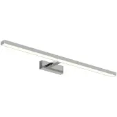 LINDBY LED-speillampe Jukka, 90 cm, krom, metall, IP44