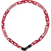 ABUS KæDelås - 4804C Symboler - 75 cm - Rød - - OneSize - Sikkerhetsutstyr
