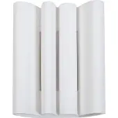 LINDBY vegglampe Novali, hvit, gips, opp/ned, 26 cm, G9