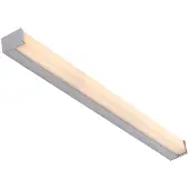 LINDBY LED-baderomslampe Klea, 90 cm, krom, metall, IP44
