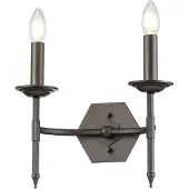 ELSTEAD Vegglampe Crown, 2 lyskilder