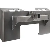 Vevor 1/4" festeplate for kompaktlaster, monteringsplate for kompaktlaster med 2,28" tilhengerfeste, hurtigfeste for laster, kompatibel med Deere, Kubota, Bobcat, Mahindra kompaktlastere og traktorer