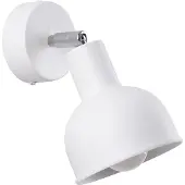 Sollux Vegglampe Elba, hvit, metall, Ø 19 cm, E27