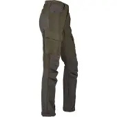 Härkila Scandinavian Trousers Women Willow Green/Deep Brown 36/32"