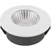 Sigor LED innfelt takspot Diled, Ø 6,7 cm, Dim-To-Warm, hvit