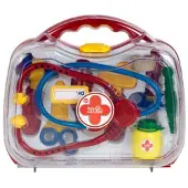 Klein Medisinsk etui m. 10 Deler - 26x23 cm - Flerfarget - - OneSize - Leketøy