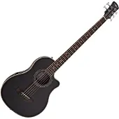 Gear4Music Roundback Elektroakustisk 5-strengs bassgitar fra svart