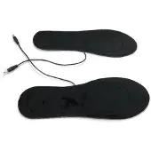 INF Oppvarmede innleggssåler med temperaturkontroll Black 35-41