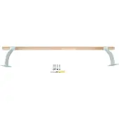 Master balettskinne/stang til yoga-pilates, tre, 120 cm