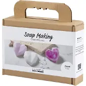 Creativ Company Mini DIY Kit Såpefremstilling, Hjerter, pink