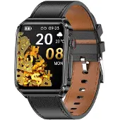 INF Smartklokke med EKG-hjerteovervåking/Bluetooth-ringing/Bluetooth-musikk Black