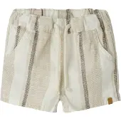 Lil´ Atelier Lil' Atelier Shorts - Loose - NbmFibert - Coconut Melk - - 74 - Shorts